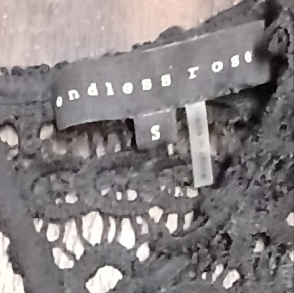 Black Boxy Blouse with 3/4 Bell Sleeves - Picture 2 of 10